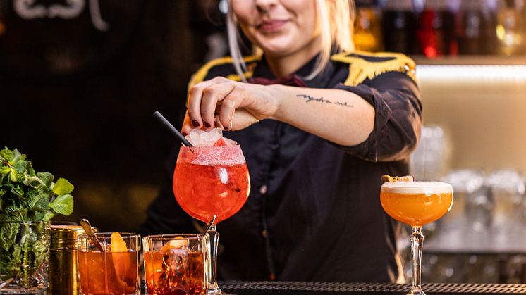 New drinks: Negroni, Old Fashion, Geléhallon &  Sparkling Passion Martini