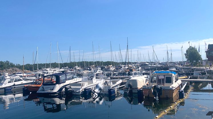 Busy Sandhamn Marina