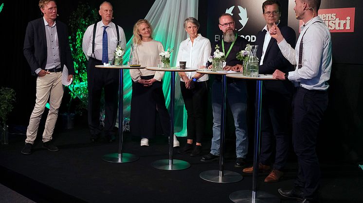 Panelen fr v Pontus Herin, Douglas L. Faulkner, Johanna Mossberg, Helena Johansson, Alan Sherrard, Daniel Badman och Henric Demegård.