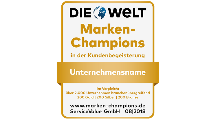 Deutschlands beste Marken 2018 aus 198 Branchen