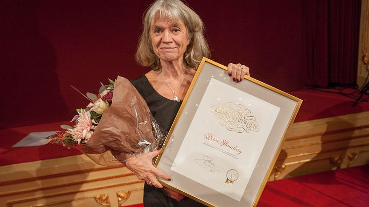 Karin Thunberg, vinnare av Lukas Bonniers Stora Journalistpris 2016