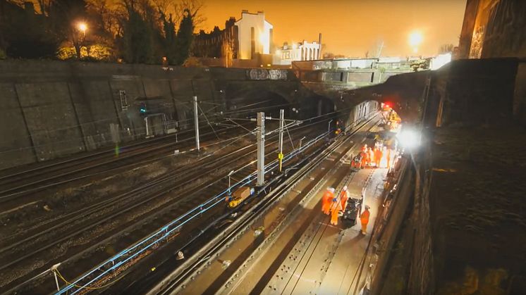 Kentish Town track upgrade