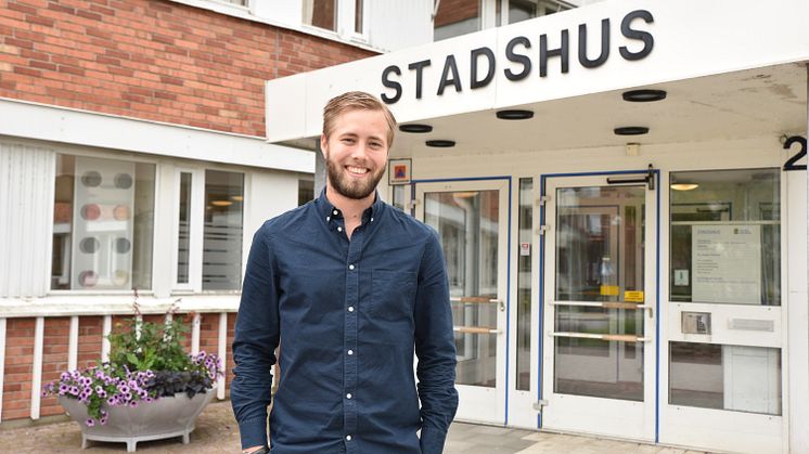 Adam Sandgren, utvecklingsstrateg på tillväxtavdelningen i Eslövs kommun