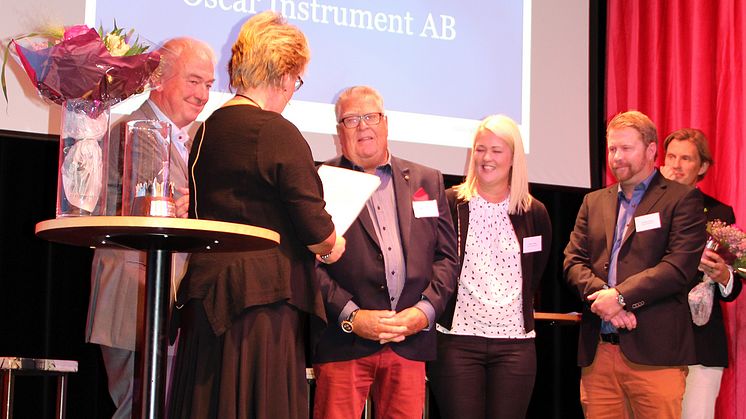 Framgångsrika företag tog emot pris av Hogias grundare