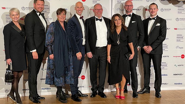 Electrolux Home på Svenska Franchisegalan på Grand Hôtel 15 oktober