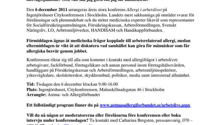 Sjuk av jobbet?