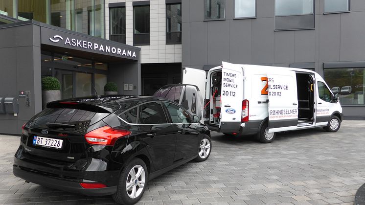Nå kan verkstedet komme til deg!  Har din bedrift Ford-kjøretøy, kan du nå få utført service der bilen befinner seg!