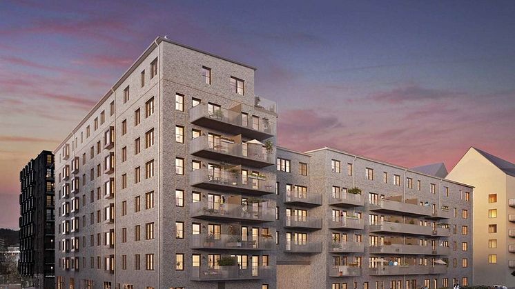 Colliers gör uthyrning i JM's fastighet i Göteborg