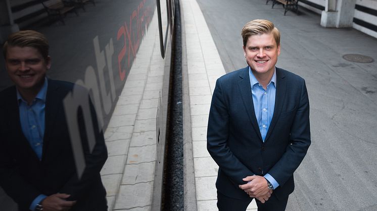 Mats Johannesson, tillträdande VD MTR Express  (Foto: Oskar Westöö)