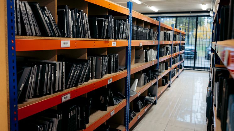 I samarbejde med 3stepIT har DTU undgået over 276 tons CO2 ved at genbruge it-udstyr Foto: PR.