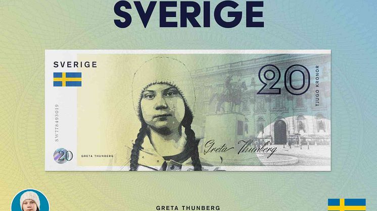 En ny svensk sedel med Greta Thunberg? Här tar vi reda på vem som hade prytt sedlarna om det bestämdes genom popularitet.
