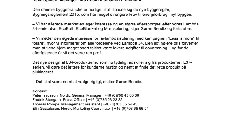 Nyt design på pakken: Nemt at vælge rigtigt