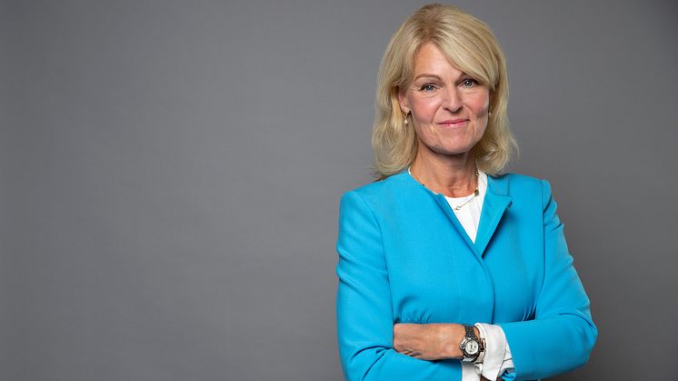 I veckan gör utrikeshandelsminister Anna Hallberg ett digitalt besök hos Region Dalarna. Foto: Kristian Pohl/Regeringskansliet