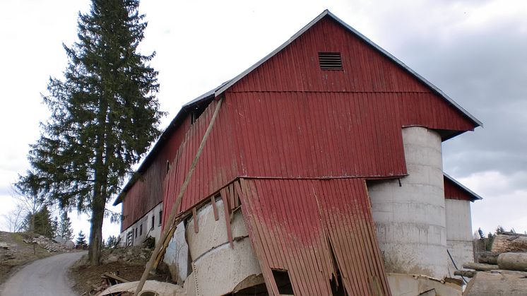 Frostskade på silo