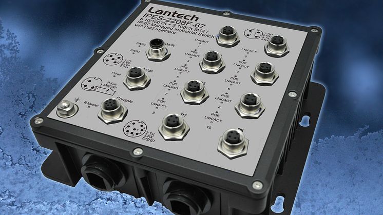 Managed IP-ethernetswitch för krävande miljöer