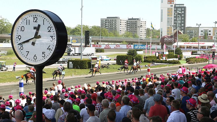 Elitloppshelgens hålltider och publikområden. Foto: TR Bild