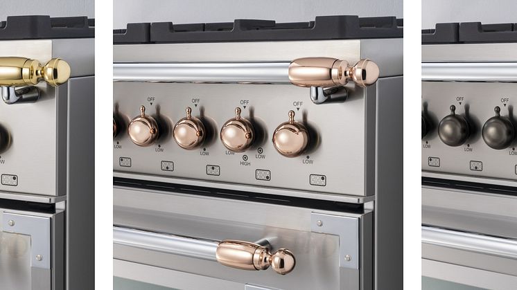 Bertazzoni - Collezione Metalli Cooker and Hood