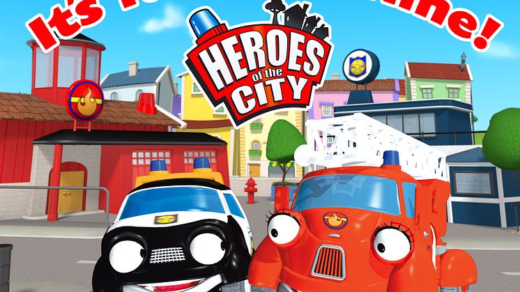 Nu lanseras Sveriges första 3D animerade TV-serie, Stadens Hjältar rycker ut i världen!