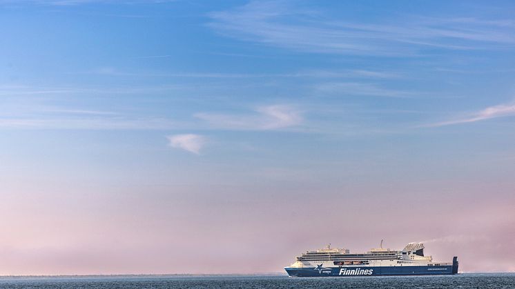 Finnsirius döptes i finländska Nådendal den 13 september 2023. Foto: Finnlines.
