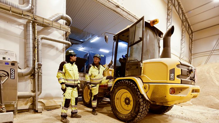 Volvo L35G hos Lantmännen Agroetanol