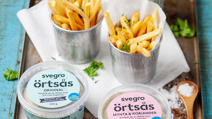 örtsås_ pommes frites