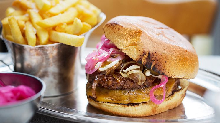 Stora vegoburgare från Anamma underlättar för restaurang och fastfood-kedjor