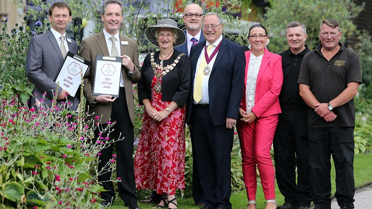 Bury wins gold and best in category at 2015 Britain in Bloom awards 