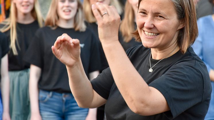 Anne Karin Sundal-Ask, dirigent for Det Norske Jentekor, er Årets utøver 2019