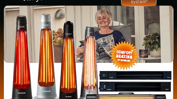 ​Aangename warmte voor huis en tuin met Silverline Comfort Heating system