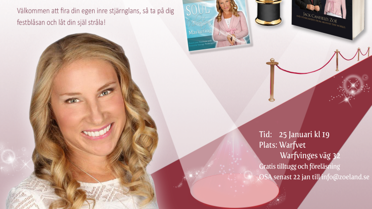 Hollywood prisar svenska Zoë- ”Mastering the Art of Success” bestseller! 