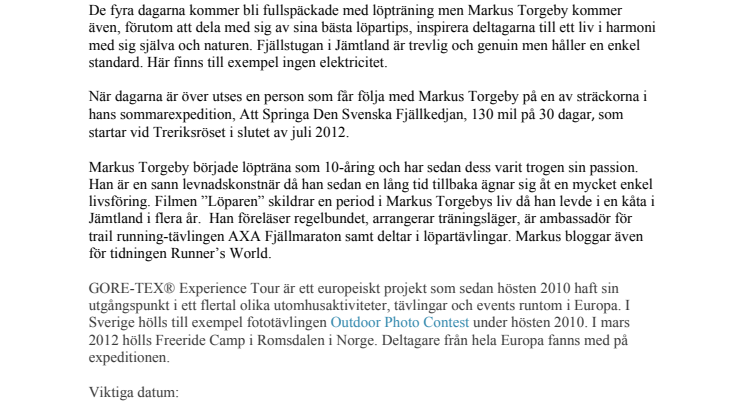 PDF Running Camp med Markus Torgeby