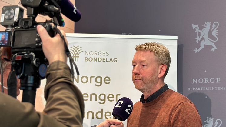 Bjørn Gimming, leder i Norges Bondelag 