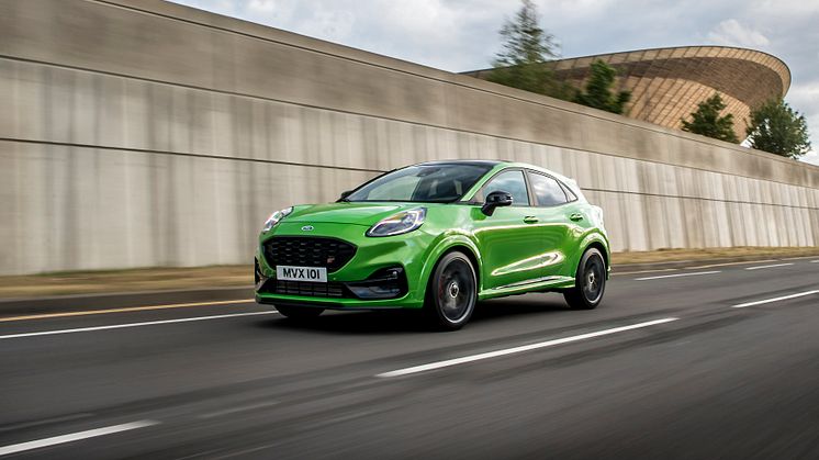 Nu presenterar Ford helt nya Puma ST – hyllad kördynamik i en kompakt SUV