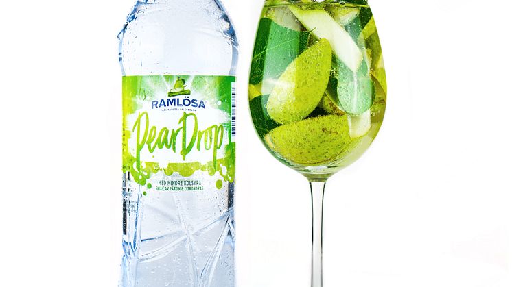 Svensk favorit möter het vattentrend i nya Ramlösa PearDrop