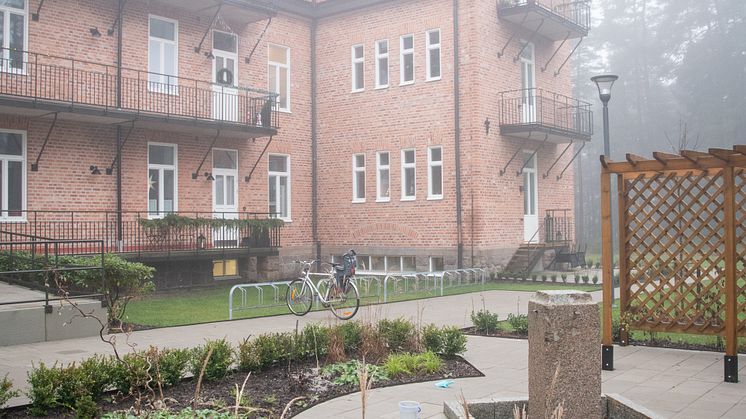 Sanatoriet från baksidan