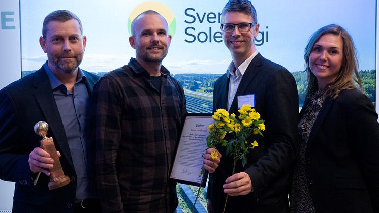 Peter Versén, Andreas Lindal, Mattias Hansson, Maria Thylén. Foto Johanna Peterson