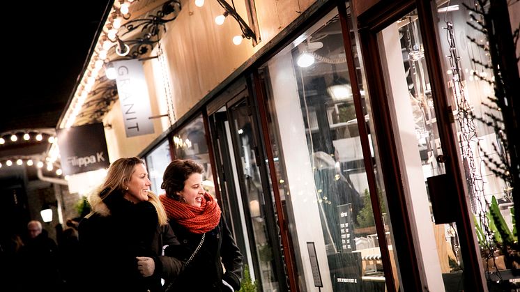 Julskyltning i Victoriapassagen Göteborg. Foto: Frida Winter/Göteborg & Co