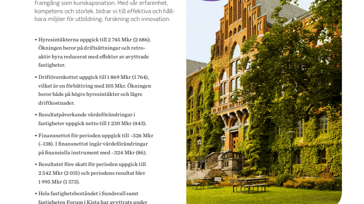 Delårsrapport 1 januari – 30 juni 2014