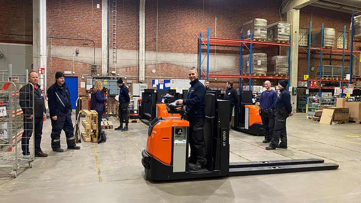 Toyota Material Handling och Martin & Servera Logistik i nytt samarbetsavtal