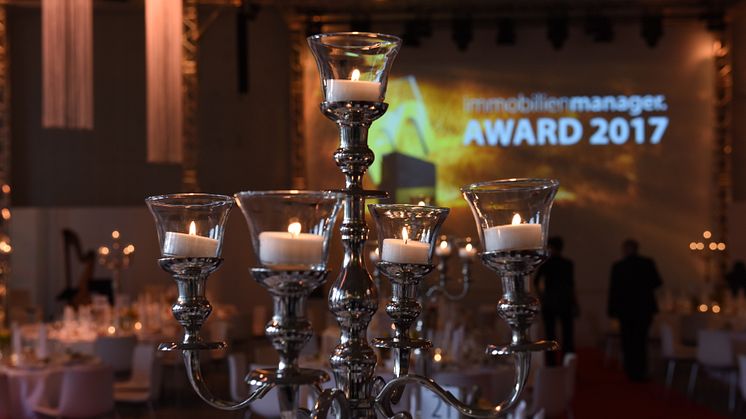 immobilienmanager Award 2017: Die Award-Gala fand im Dock.One am Köln-Mülheimer Hafen statt. Foto: Steffen Hauser
