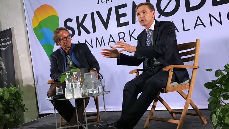 Christian Have og Kristian Thulesen Dahl, partiformand Dansk Folkeparti. 