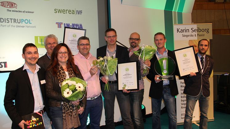 Plastovationer Awards för polymersmart produktutveckling