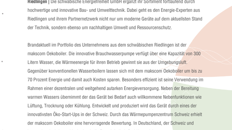 Warmwasser Wärmepumpe mit bis zu 70% Energieersparnis