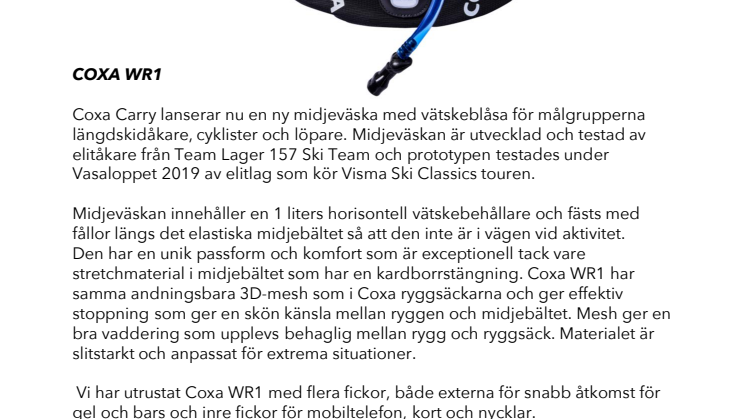 Ny produkt från Coxa Carry