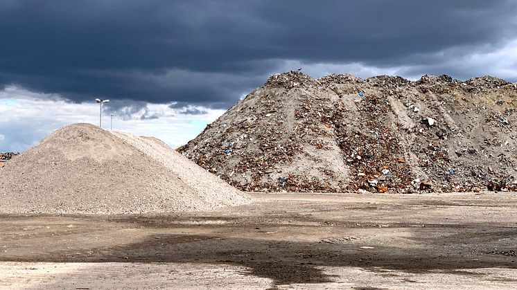 Stor klimatnytta att använda slaggrus som konstruktionsmaterial