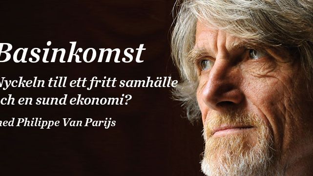 Philippe Van Parijs pratar basinkomst