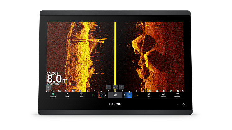 Garmin_GPSMAP 1623_CHIRP Echolot (c) Garmin Deutschland GmbH