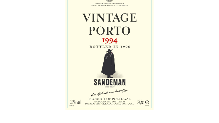Sandeman Vintage Porto 1994 etiketti