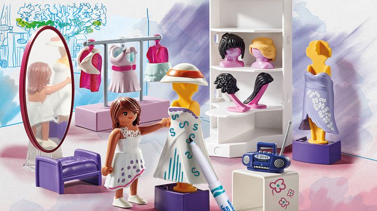 ﻿﻿﻿﻿71373 PLAYMOBIL Color: Fashion Design Set
