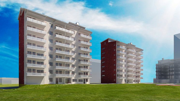 HSB och Peab samarbetar för 600 nya bostäder i Umeå 
